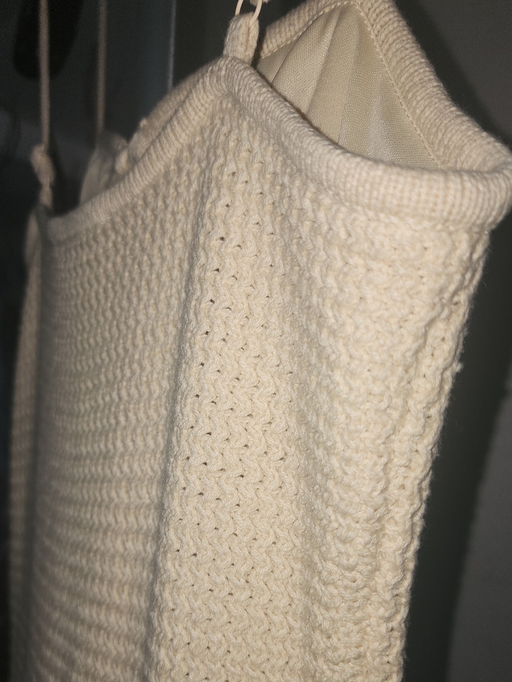 House of Harlow 1960 Cream Knit Tie-Front Midi Dress - Picture 8 of 12